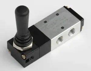 4H210-06 - Válvula Alavanca Trava 5/2 Vias 1/8