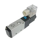 4V210-08 - VALVULA SIMPLES SOLENOIDE 5/2 VIAS 1/4 escape 1/8