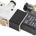 3V210-08 - VALVULA SIMPLES SOLENOIDE 3/2 VIAS 1/4 NF ( NORMAL FECHADA)