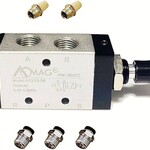 4R210-08S VALVULA BOTÃO 5/2 VIAS 1/4